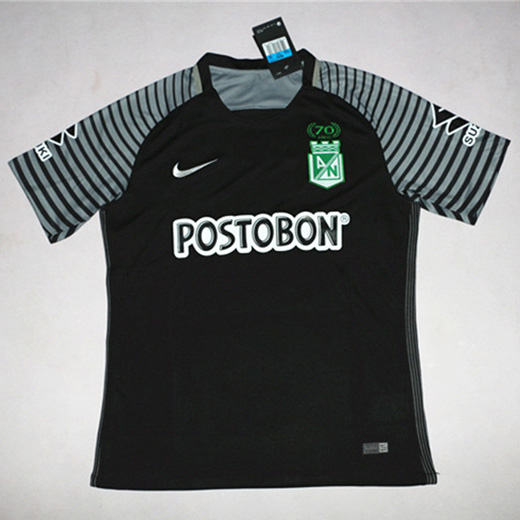 Atlético Nacional 2017/18 70th Anniversary Black Soccer Jersey